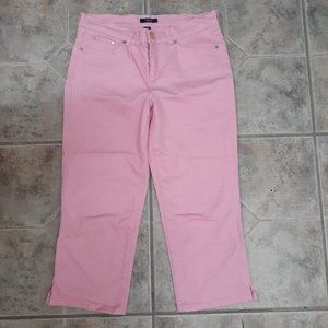 Chaps Pink Capri Size 6